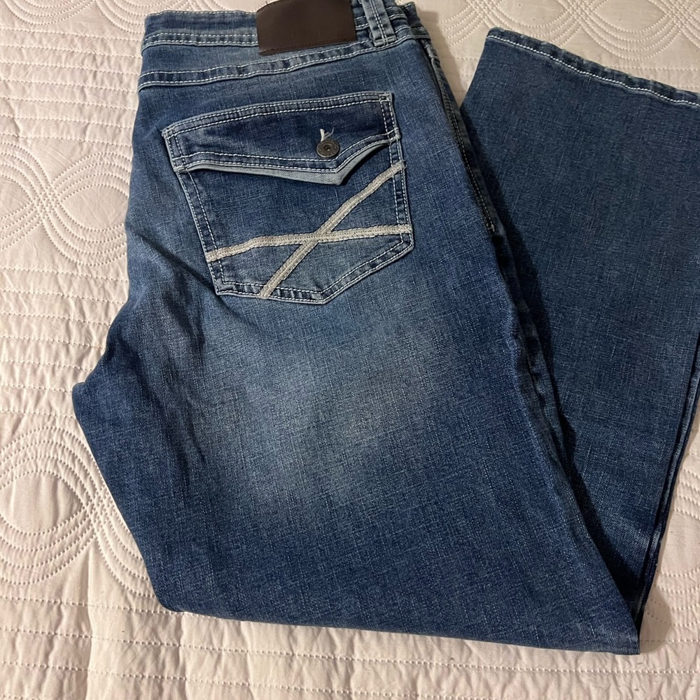 Classic Indigo Men's Straight Jeans